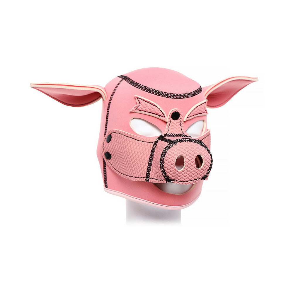 Ple'sur Neoprene Pig Mask Hood Pink Bag Packaging - Fantasies Boutique