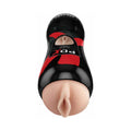 PDX Elite Vibrating Stroker Pussy Beige/Black - Fantasies Boutique