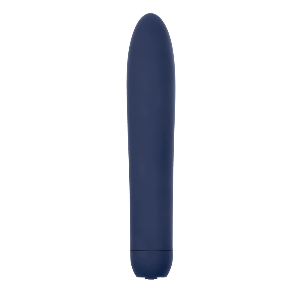 Evolved Straight Forward Rechargeable Slimline Vibrator Blue