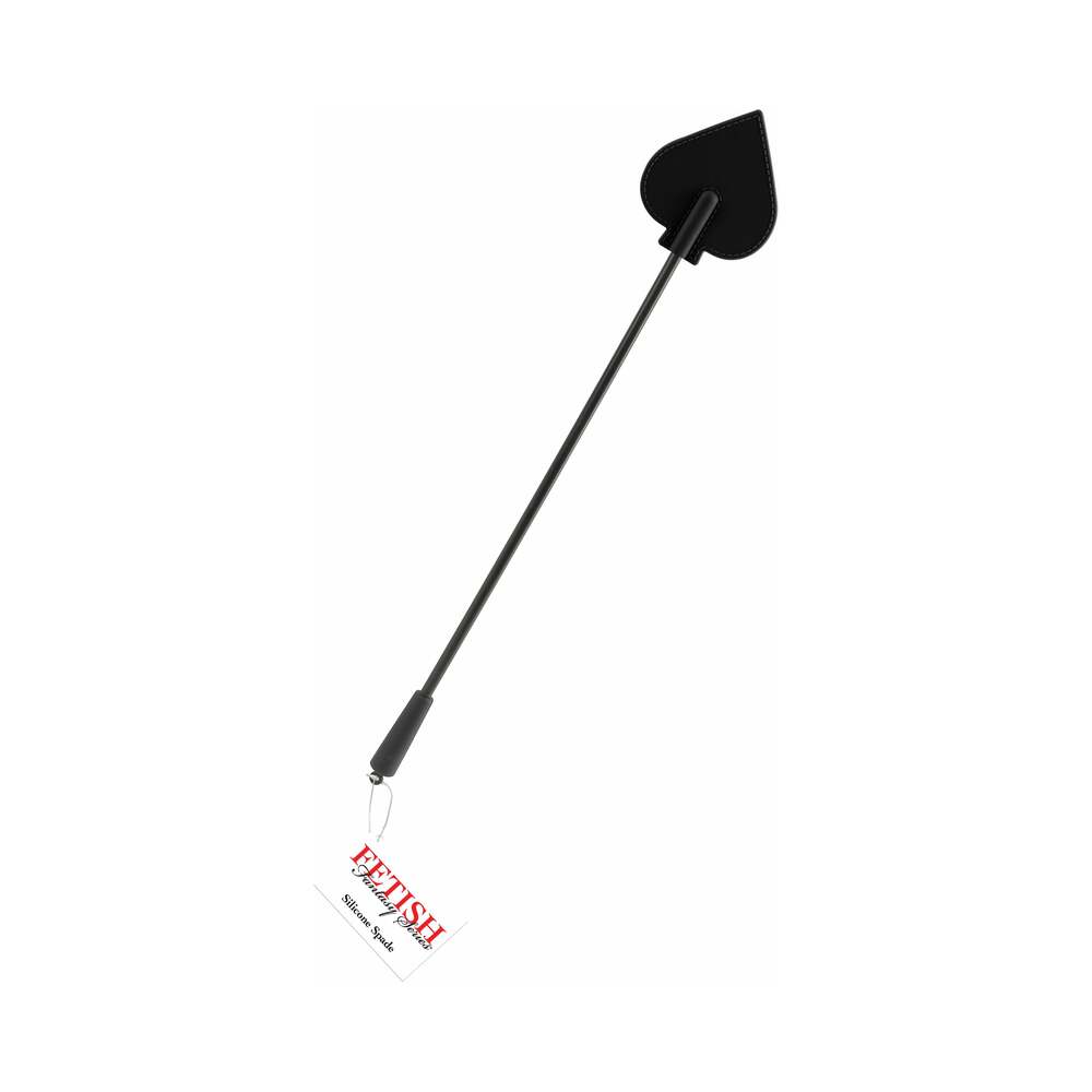 Fetish Fantasy Series Silicone Spade Crop Black - Fantasies Boutique