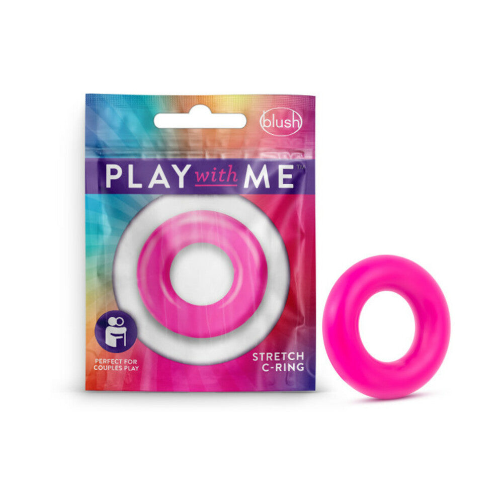 Blush Play With Me Stretch C-Ring 50-Piece Assorted Color Display - Fantasies Boutique