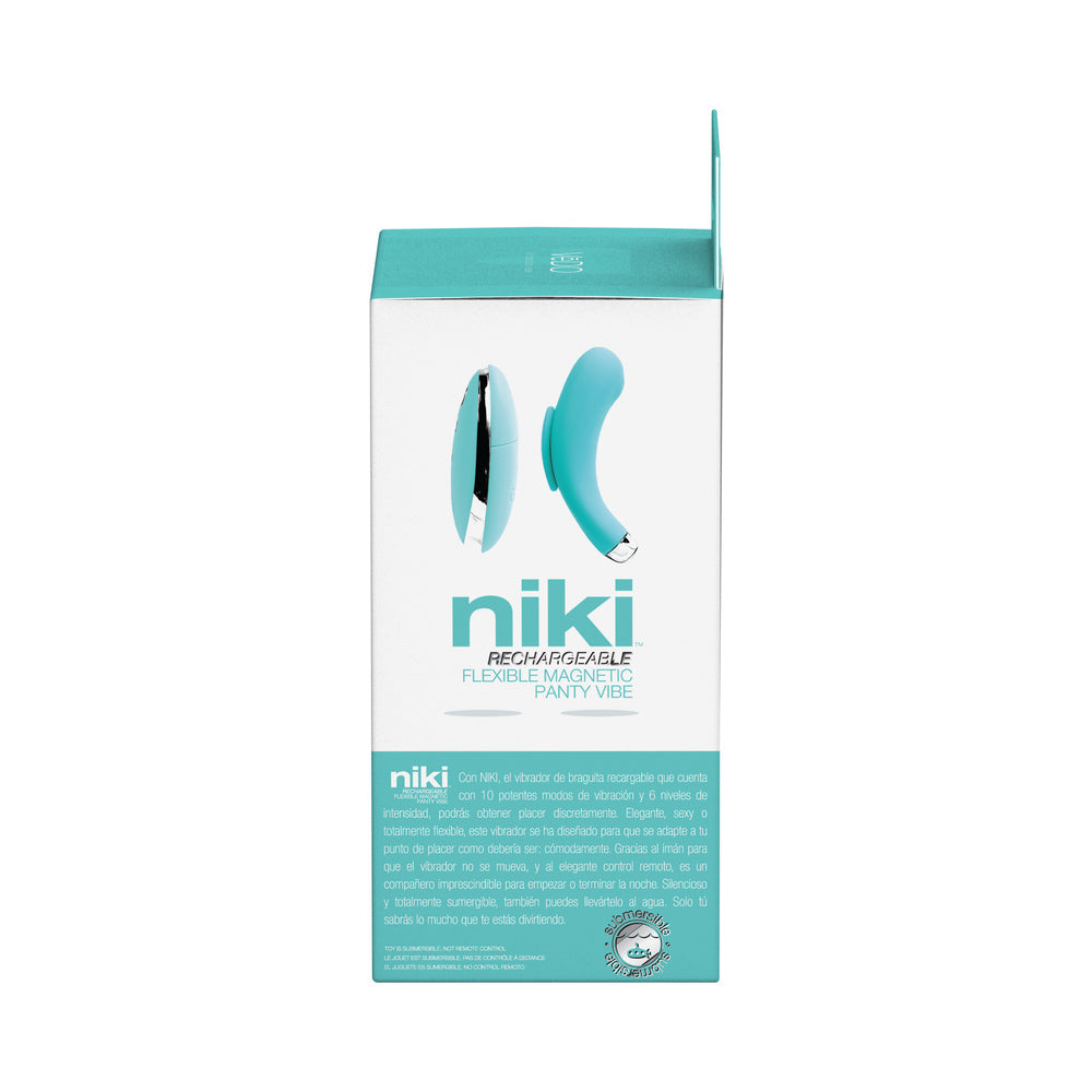 VeDO Niki Rechargeable Panty Vibe Tease Me Turquoise - Fantasies Boutique