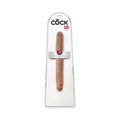 King Cock 12 in. Slim Double Dildo Realistic Tan - Fantasies Boutique