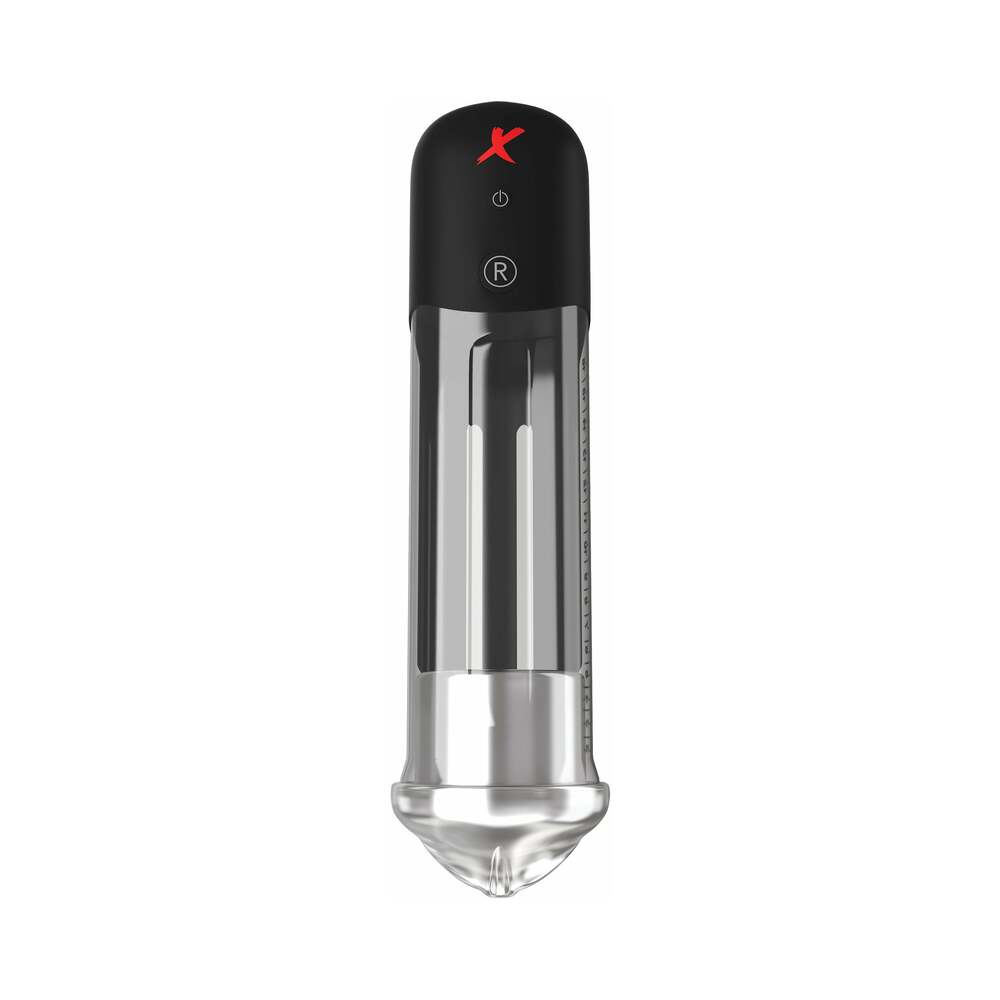 PDX Elite Blowjob Power Pump Automated Suction Clear/Black - Fantasies Boutique