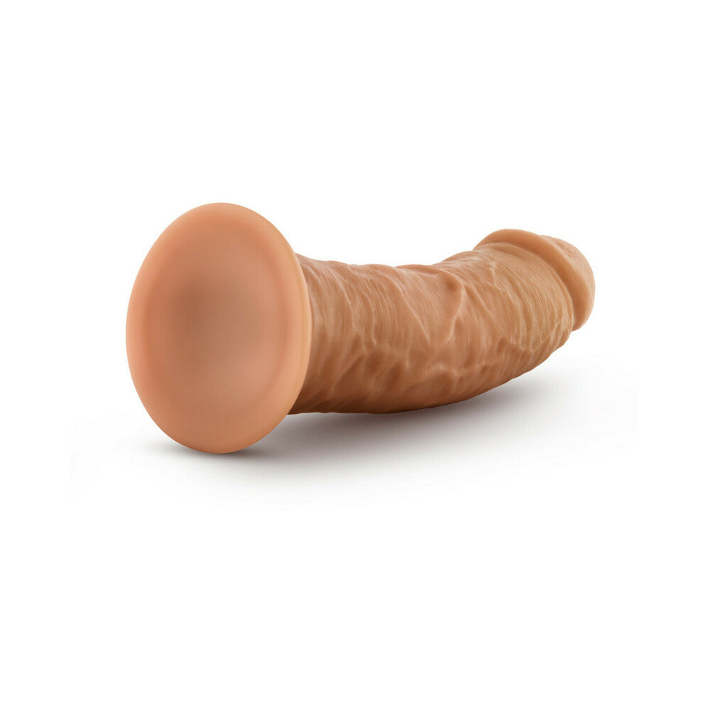 Blush Dr. Skin Glide Realistic 8 in. Self-Lubricating Dildo with Suction Cup Tan - Fantasies Boutique