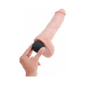 King Cock 8 in. Squirting Cock With Balls Realistic Dildo Beige - Fantasies Boutique