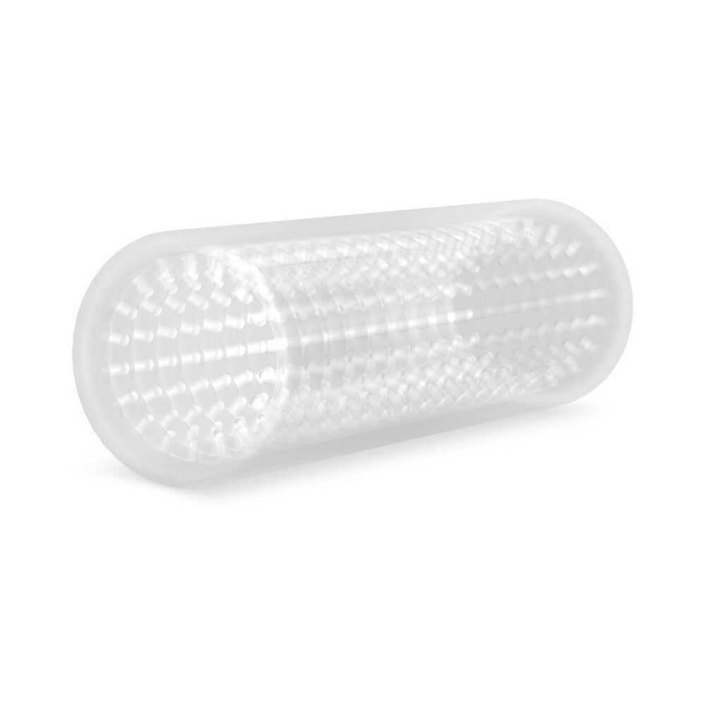 Blush M for Men Stroke Sleeve Reversible Stroker Clear - Fantasies Boutique
