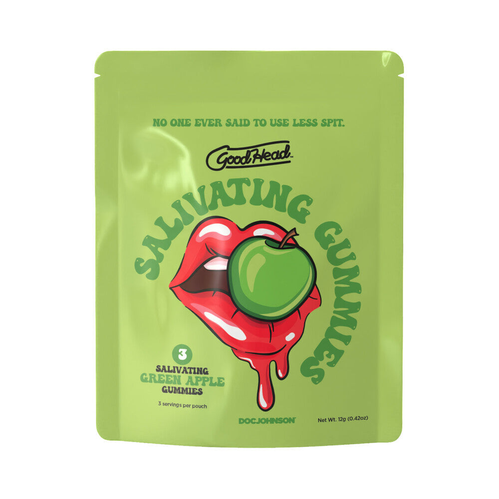 GoodHead Salivating Gummies 24-Pack Display Green Apple