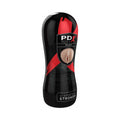PDX Elite Vibrating Stroker Pussy Beige/Black - Fantasies Boutique