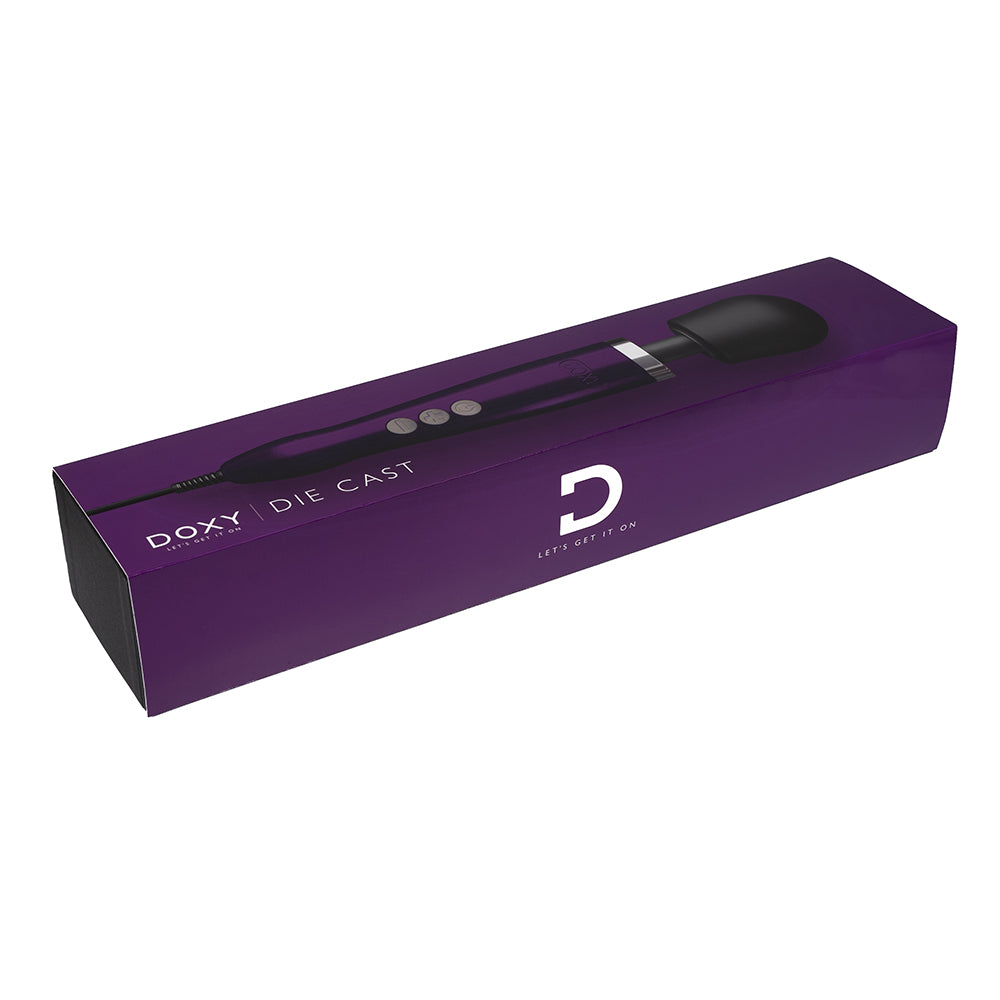 Doxy Die Cast Wand Vibrator Purple - Fantasies Boutique