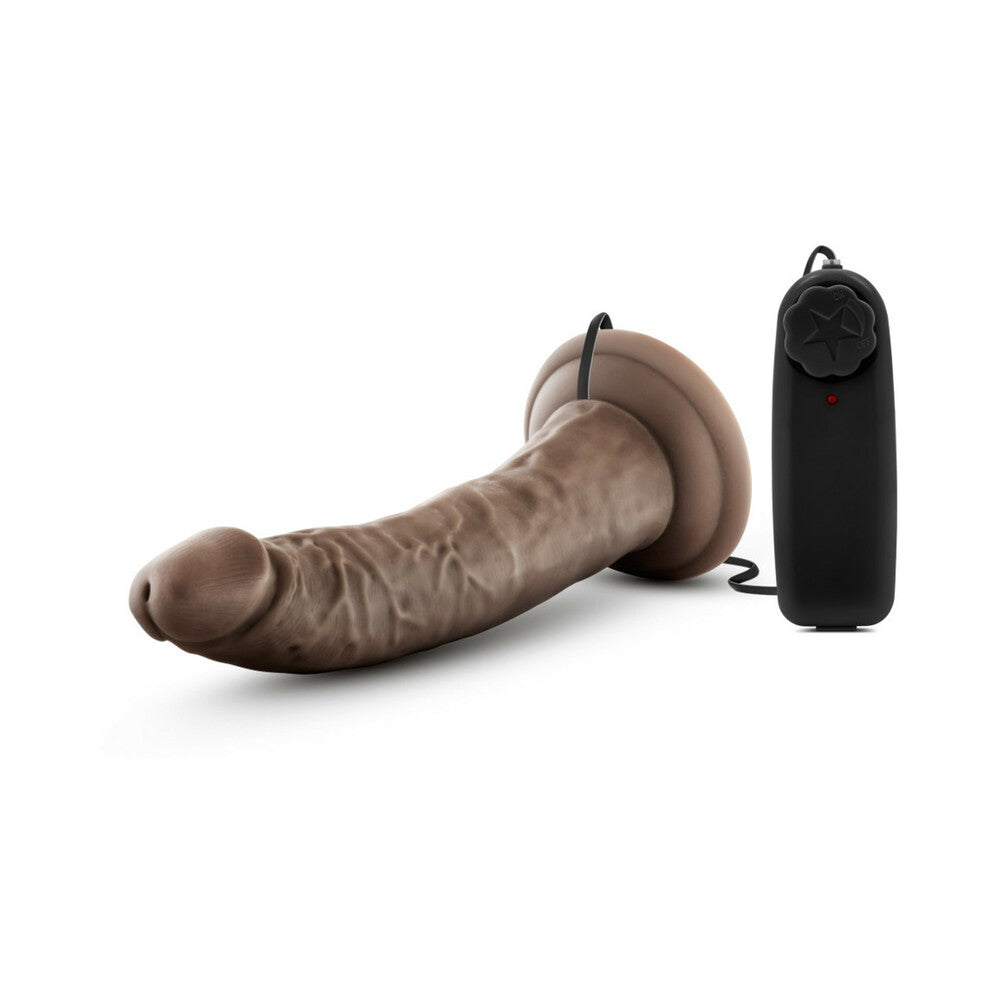 Dr. Skin Dr. Dave Realistic 7 in. Vibrating Dildo Brown - Fantasies Boutique
