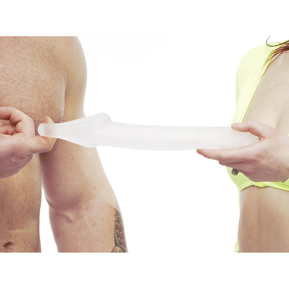 Fat Boy Thin 5.5 in. Extender Sheath Clear - Fantasies Boutique