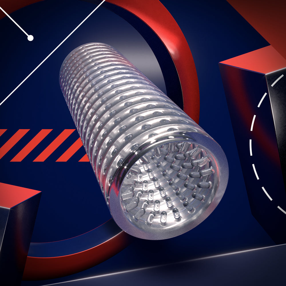 RIZE! Strokez Stimulating Stroker Clear - Fantasies Boutique