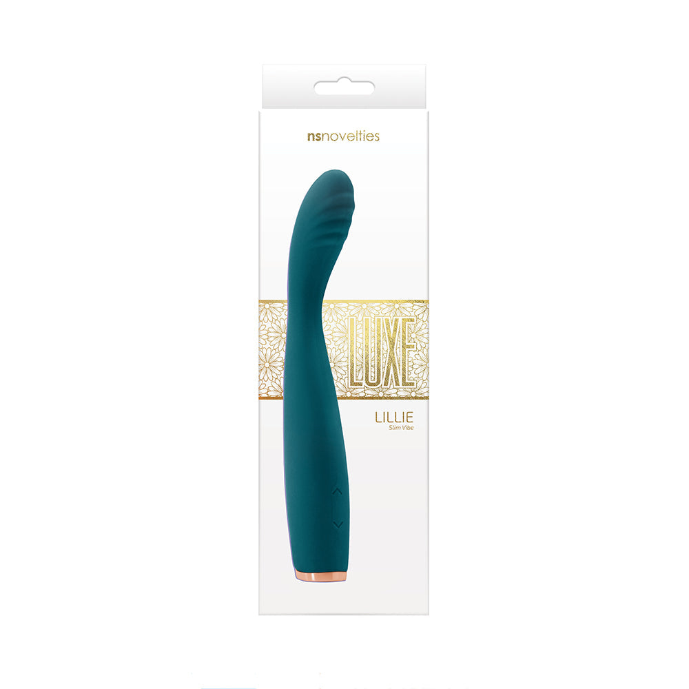 Luxe Lillie Rechargeable Slim Vibe Green - Fantasies Boutique