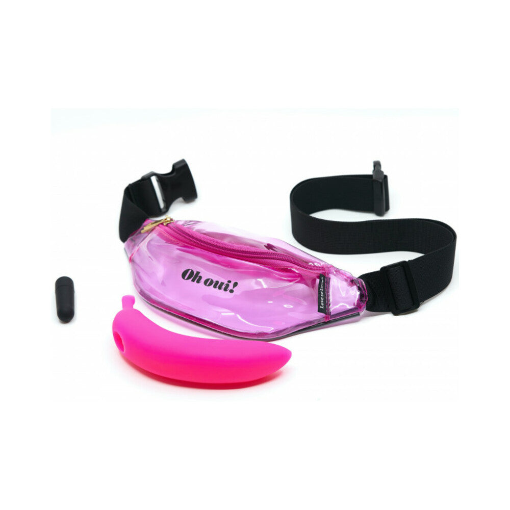 Love to Love Oh Oui Silicone Banana Vibrator Pink - Fantasies Boutique