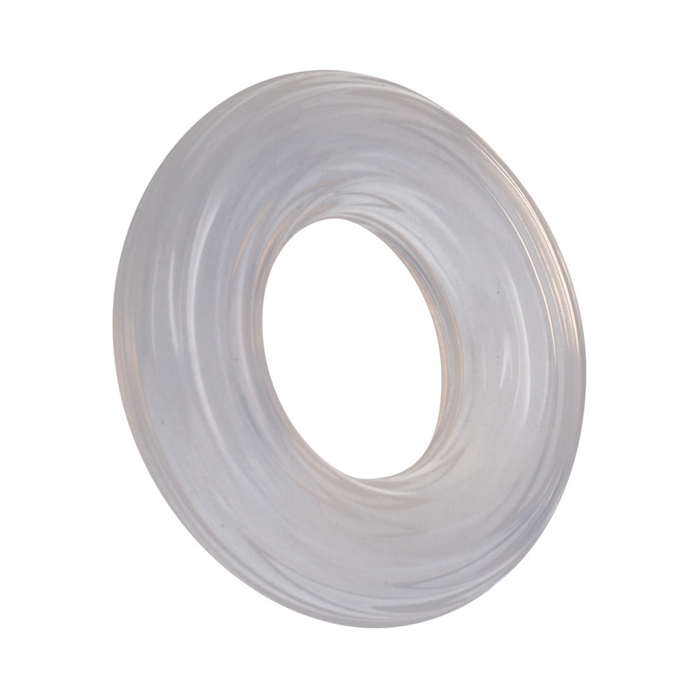 Rock Solid Ribbed Sila-Stretch Donut 1in - Fantasies Boutique