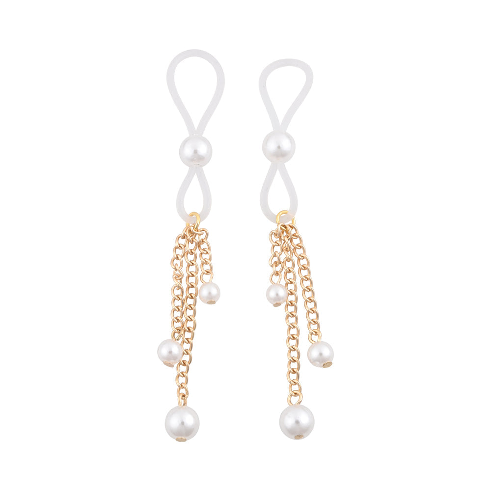 Sportsheets Sex & Mischief Pearl Nipple Ties - Fantasies Boutique