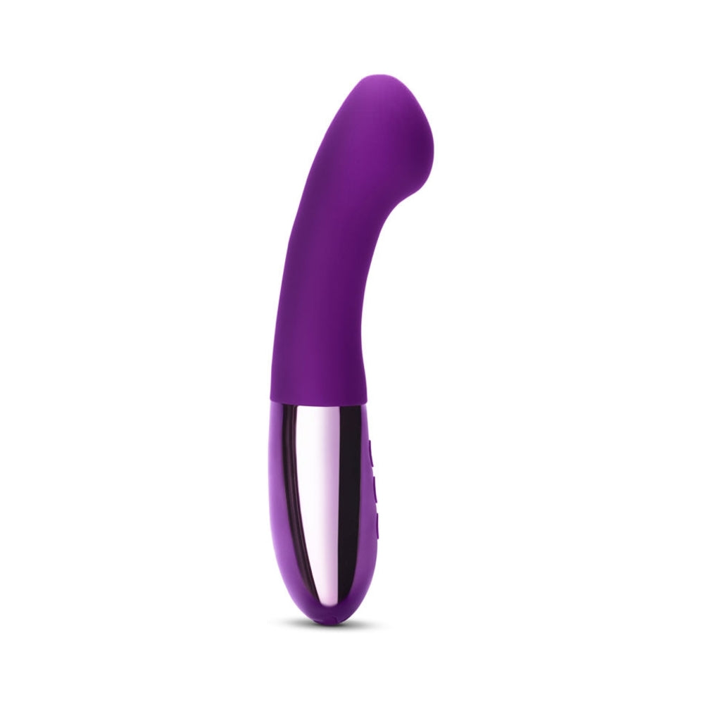 Le Wand Gee Rechargeable Silicone G-Spot Targeting Vibrator Dark Cherry - Fantasies Boutique