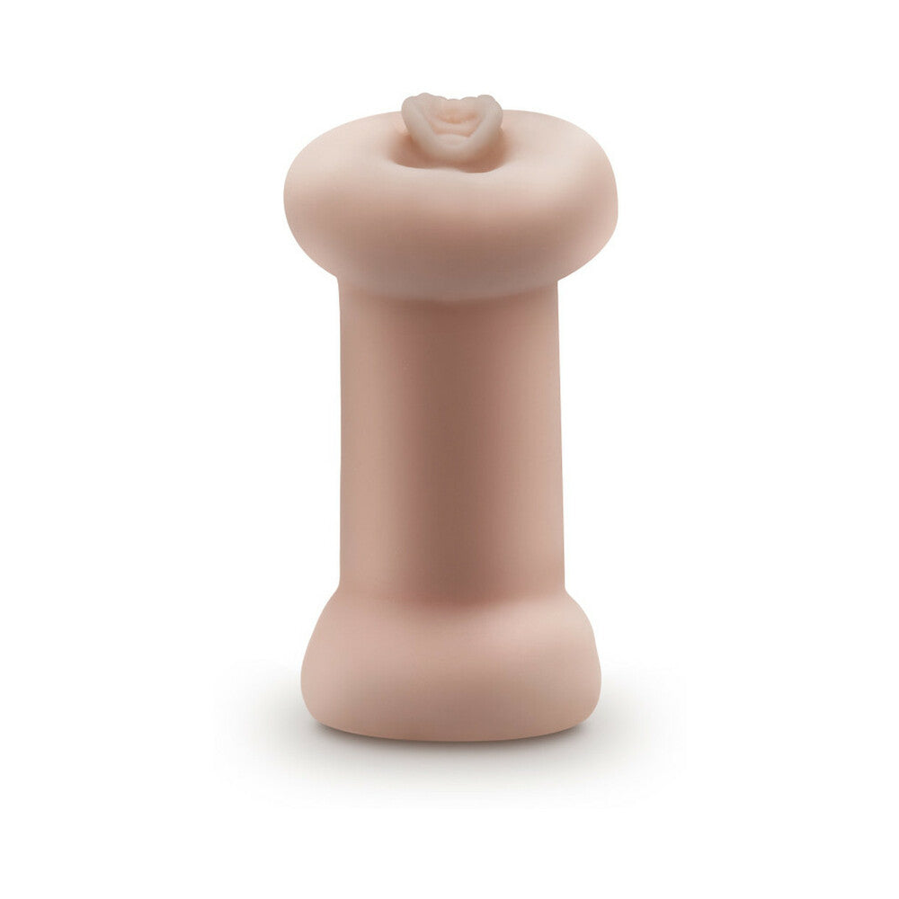 Blush M for Men Soft + Wet Double Trouble Glow in the Dark Self-Lubricating Stroker Beige - Fantasies Boutique