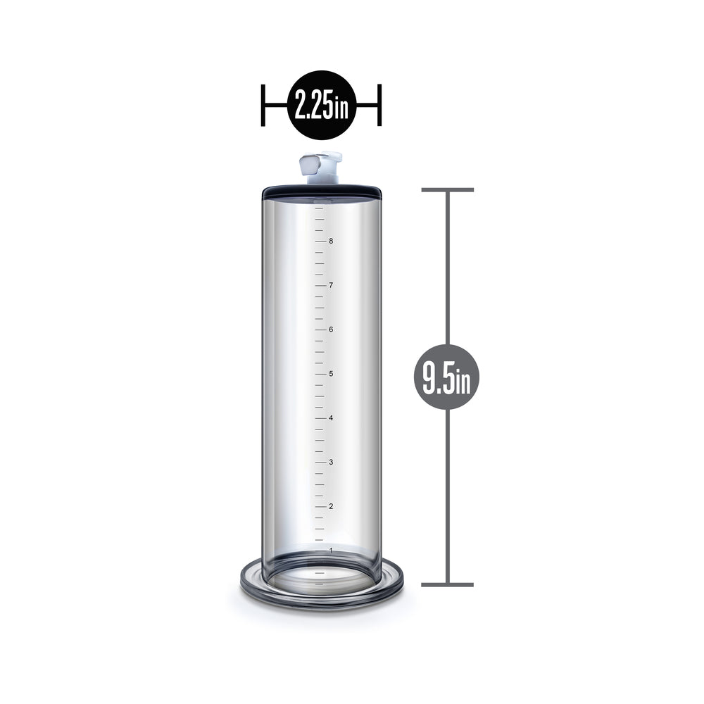 Performance 9in x 2.25in Penis Pump Cylinder Clear