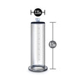 Performance 9in x 2.25in Penis Pump Cylinder Clear