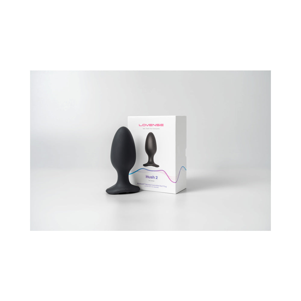 Lovense Hush 2 Bluetooth Remote-Controlled Vibrating Butt Plug L 2.25 in. - Fantasies Boutique