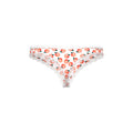 Magic Silk Sweet Treats Crotchless Thong with Lube Peach S/M