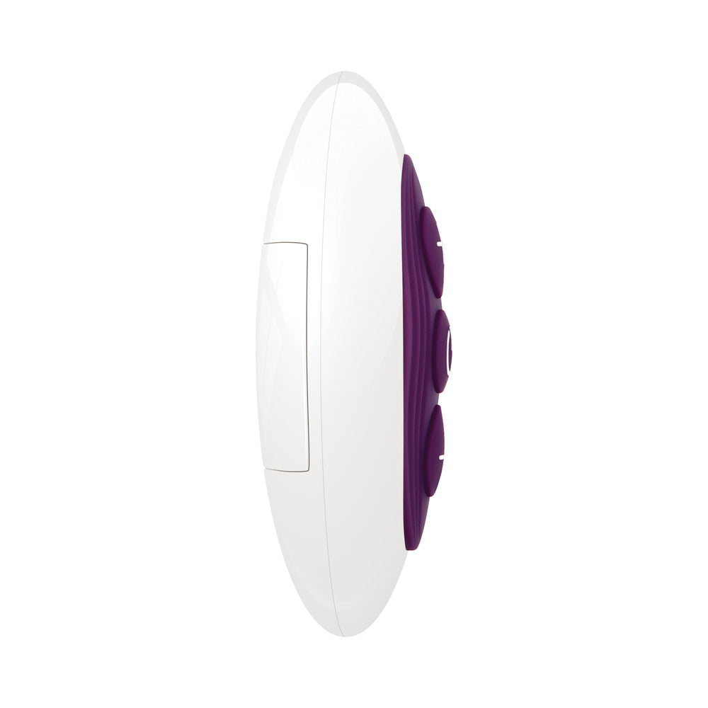 Gender X Velvet Hammer Rechargeable Remote-Controlled Thumping Thrusting Dual Stimulator Purple - Fantasies Boutique