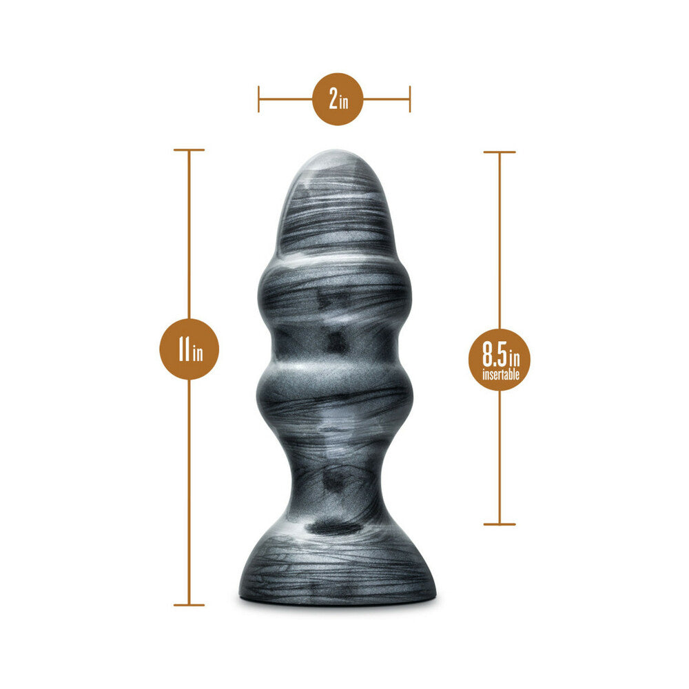 Blush Jet Stealth 6.5 in. Anal Plug Carbon Metallic Black - Fantasies Boutique