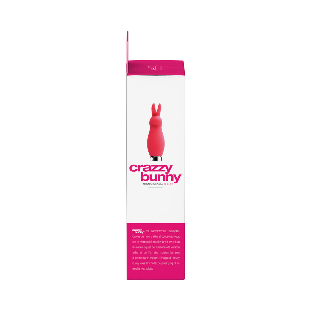VeDO Crazzy Bunny Rechargeable Mini Vibe - Pretty In Pink - Fantasies Boutique