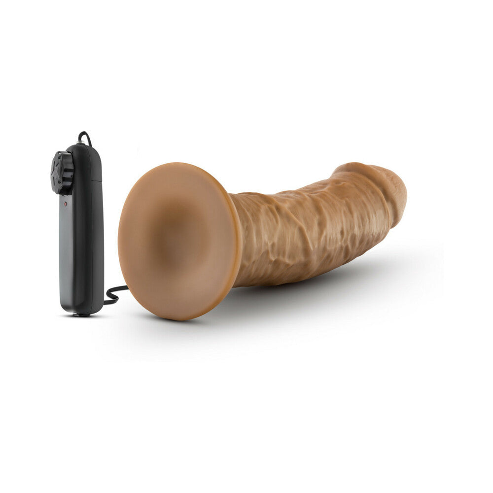 Dr. Skin Dr. Joe Realistic 8 in. Vibrating Dildo Tan - Fantasies Boutique