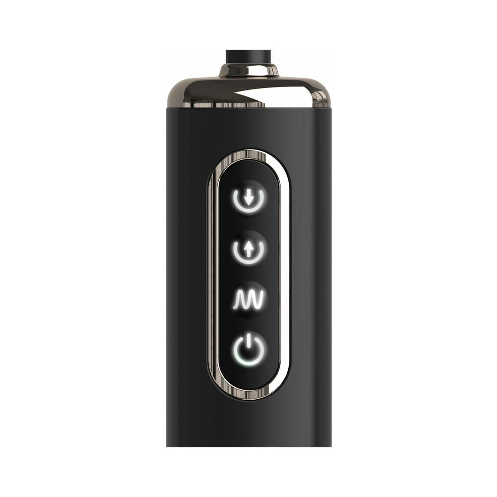 Pipedream Anal Fantasy Elite Collection Auto-Throb Inflatable Vibrating Plug Black - Fantasies Boutique