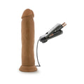Dr. Skin Dr. Throb Realistic 9.5 in. Vibrating Dildo Tan - Fantasies Boutique