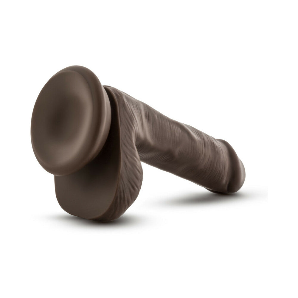 Loverboy Top Gun Tommy Realistic 6 in. Dildo with Balls Brown - Fantasies Boutique