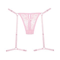 Allure Adore Say It with Garters Panty Pink O/S