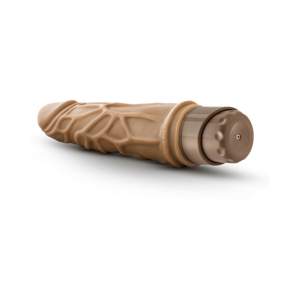 Dr. Skin Vibe 3 Realistic 7.25 in. Vibrating Dildo Tan - Fantasies Boutique