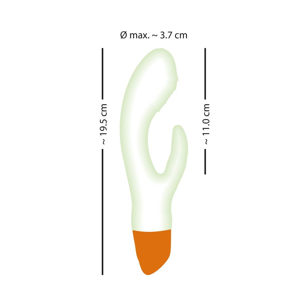 You2Toys Glow-in-the-Dark Rabbit Vibrator - Fantasies Boutique