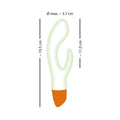 You2Toys Glow-in-the-Dark Rabbit Vibrator - Fantasies Boutique