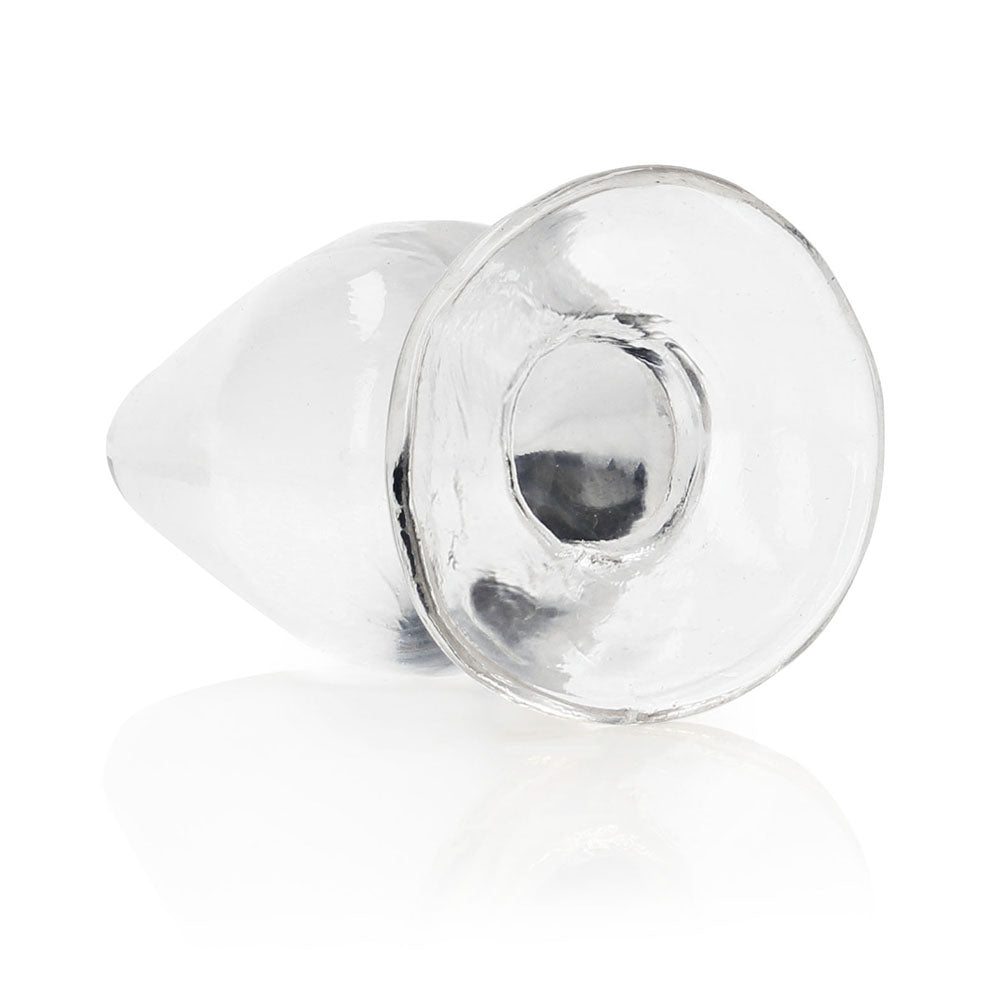 RealRock Crystal Clear 3.5 in. Anal Plug Clear - Fantasies Boutique