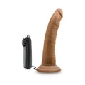 Dr. Skin Dr. Dave Realistic 7 in. Vibrating Dildo Tan - Fantasies Boutique
