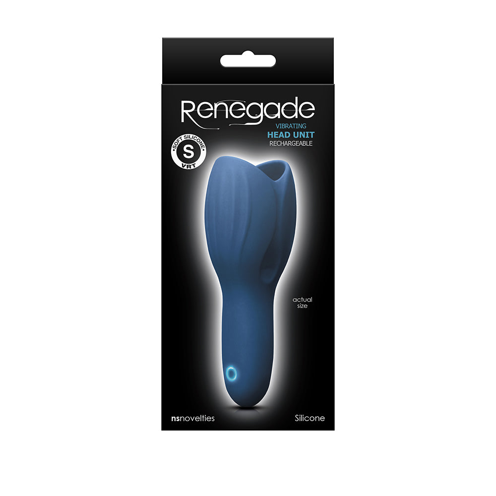 Renegade Vibrating Head Unit Blue - Fantasies Boutique