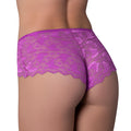 Magic Silk Butterfly Fantasies Boy Short Neon Purple S/M