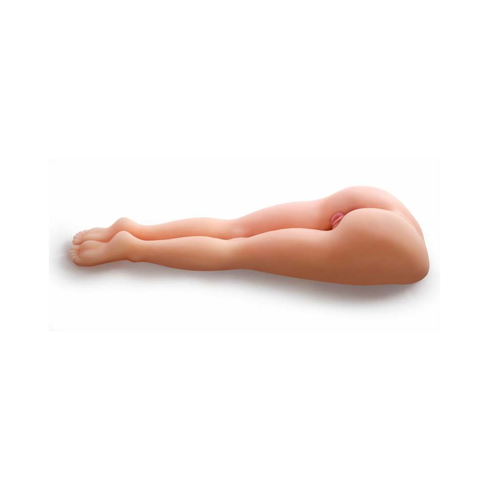 PDX Fuck Me Silly 3 Dual-Entry Mega Masturbator Beige - Fantasies Boutique