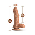 Blush Loverboy The Secret Agent Realistic 8.25 in. Dildo with Balls & Suction Cup Tan - Fantasies Boutique