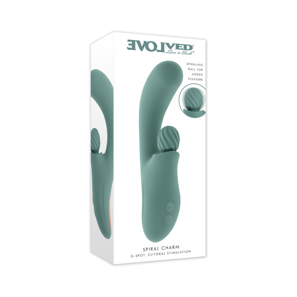 Evolved Spiral Charm Mint