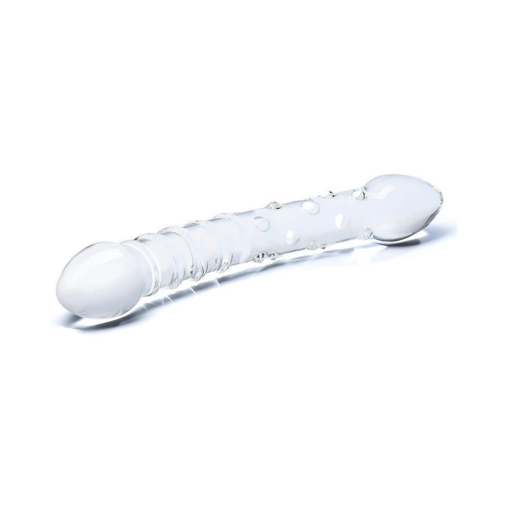 Glas 10 in. Double Trouble Glass Dildo - Fantasies Boutique