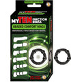 My Ten Erection Rings Beaded Comfort RingsBlack - Fantasies Boutique