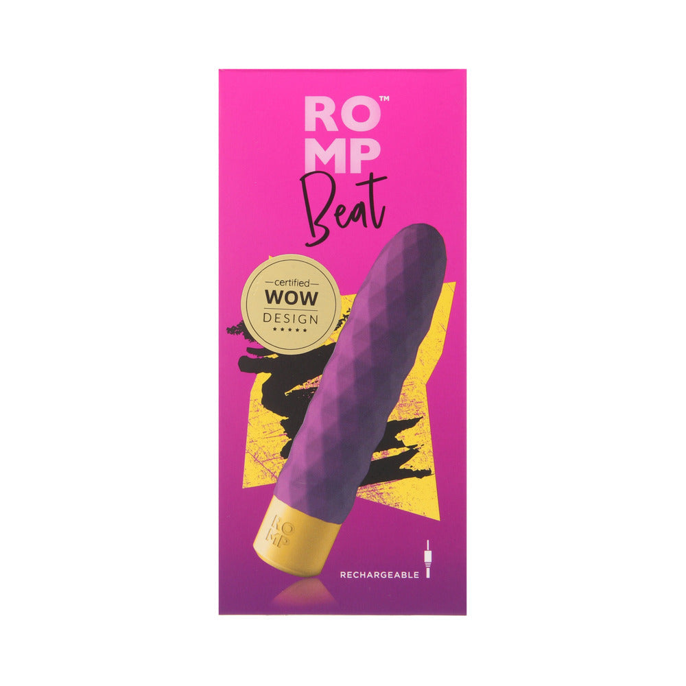 ROMP Beat Rechargeable Silicone Bullet Vibrator Light Purple - Fantasies Boutique