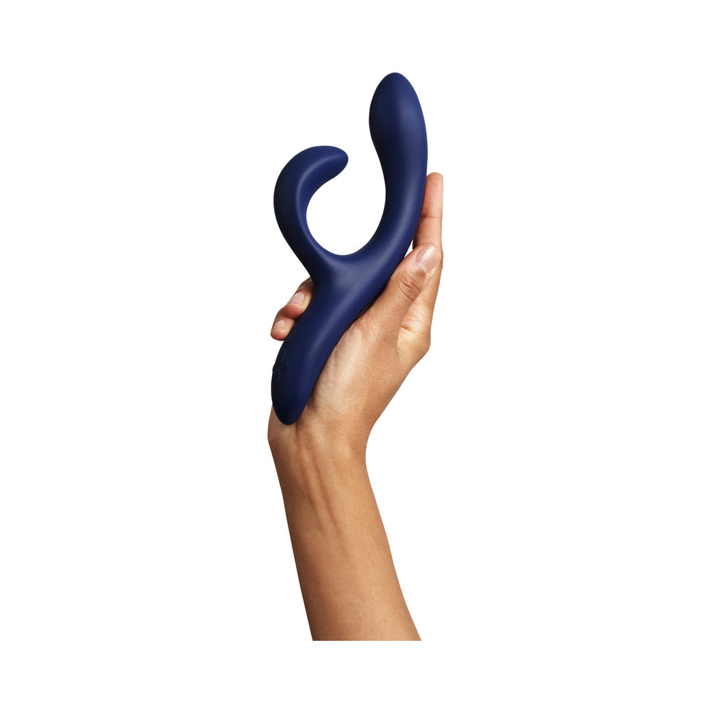 We-Vibe Nova 2 Rechargeable Flexible Silicone Rabbit Vibrator Midnight Blue - Fantasies Boutique