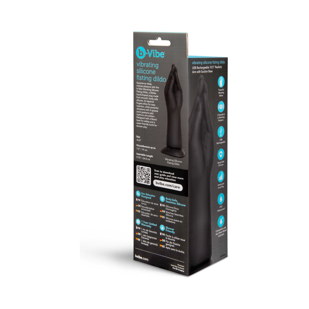 b-Vibe Vibrating Silicone Fisting Dildo